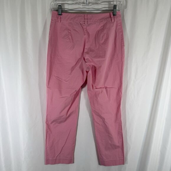Lauren Ralph Lauren Pants Women's 2P Solid Pink Chino FLat Front Pockets Light - Picture 7 of 9